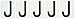 Brady 9714-J 97 Series 2-1/4" Height, 1-13/16" Width, B-946 High Performance Vinyl, Black On White Color Indoor Or Outdoor Letter Label Legend "J" (5 Labels Per Card)