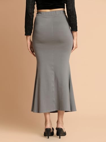Image of TWIN BIRDS Saree Sculptor Shapewear for Women | Super Soft Cotton Elastane Saree Petticoat Skirt | Stretchable & Comfortable Saree Shaper
