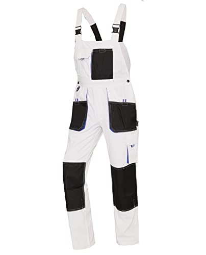 WORK IDEA Salopette de Travail pour Homme avec Poches genouillères