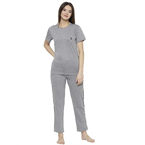 VIMAL JONNEY Cotton Blend Track suit Co-ord Set For Women-VJ_WNS-045