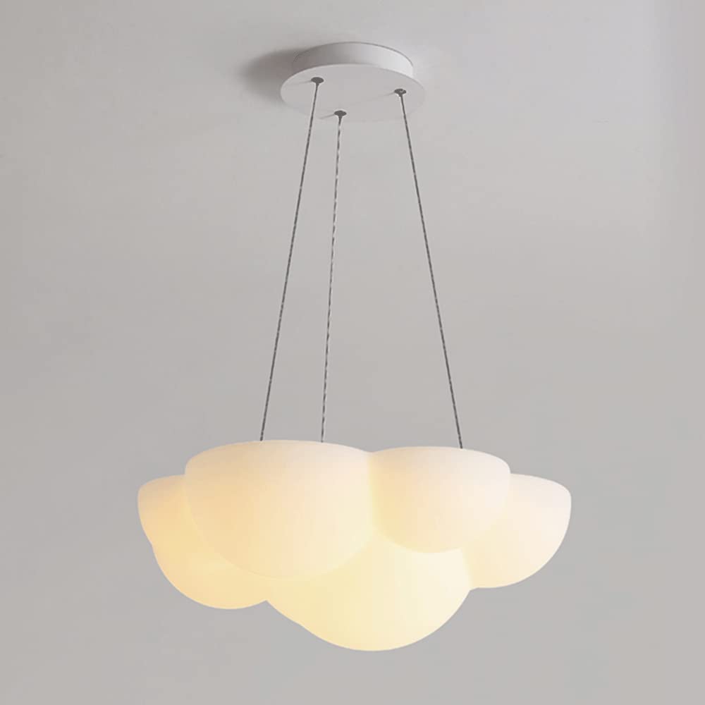 Lampe suspendue en acrylique en forme de nuage créatif 80W