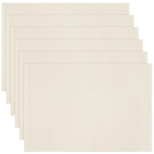 VitalCozy 6 Pcs Montessori Mat Montessori Classroom Rug Materials Children Playing Mat Cotton Working Beige Toddler Rug for Room Nursery Kindergarten School Indoor (31.5 x 23.6 Inch)