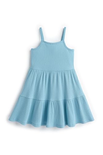 monica + andy Girls' Ribbed Spaghetti Strap Dress