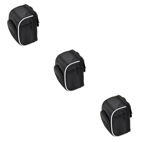 Poche sacoches de guidon de vélo HEMOTON étanches et amovibles, rangement extérieur 3 pièces