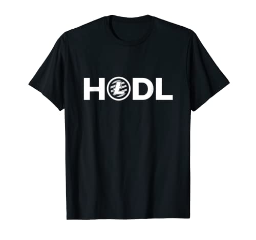 HODL Litecoin Cryptocurrency Logo, Blockchain Crypto Miner Camiseta