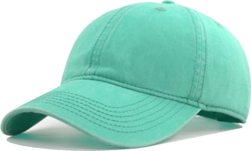Image of TSSGBL Vintage Cotton Washed Baseball Cap S to XXL Unstructured Low Profile Adjustable Distressed Dad Hat for Men Women