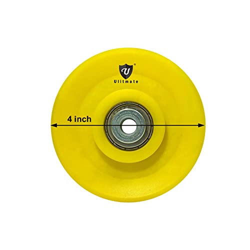 Shoppers Stock Gym Machine Pulley with Inbuilt Bush and Bearing 4 inch in Yellow Colour Set of 4 Pieces (B0858VMNGL) Amazon Price History, Amazon Price Tracker