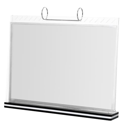 Cabilock Étagères En Acrylique Présentoir De Table Titulaire De Menu De Restaurant Support D'étiquette De Menu Présentoirs à Affiches Support De Menu Rabattable Affichage Des Menus Pvc