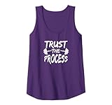 Trust The Process Motivational Quote Gym Workout Tank Top
