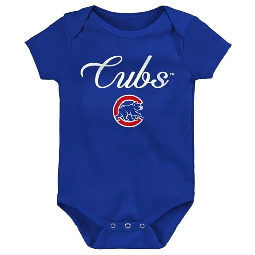 Image of Outerstuff MLB Newborn & Infant Team Logo Wordmark Onesie Creeper Romper (0-24 months)