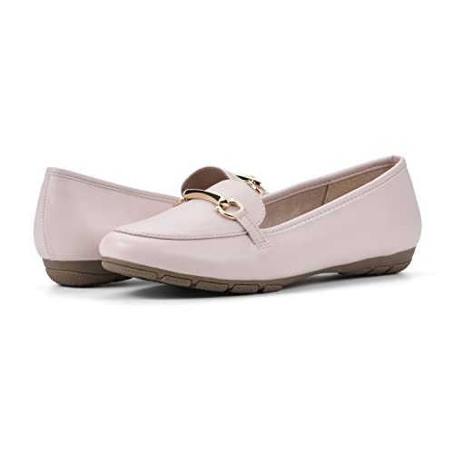 Image of CLIFFS BY WHITE MOUNTAIN Women's Glowing Cushioned Loafer Flat