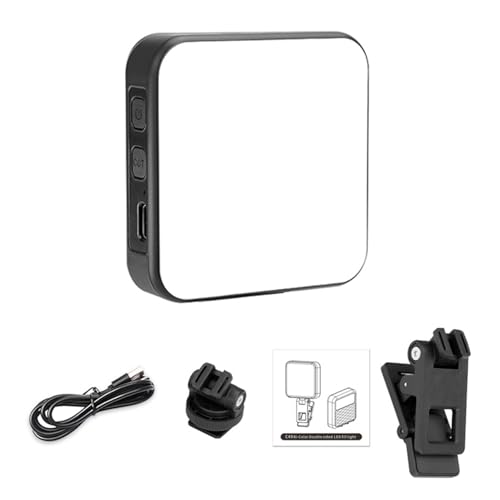 Luz de video LED regulable de 2500-6500K para solucionar la mala iluminación en vlogs de viaje