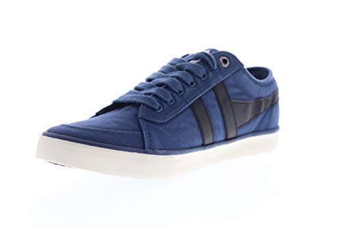 Image of Gola Equipe Suede - Sneakers for Men - Contrasting Wingflash - Heel Return - Durable Cupsole - Low Silhouette