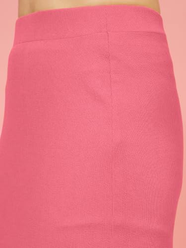 Image of FYLTR Women's Stretchable Mid Rise Midi Skirt|Side Slit|Slim Fit Casul wear