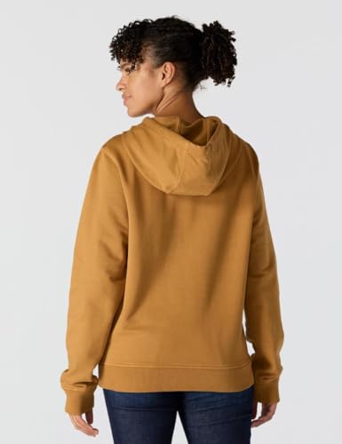 Carhartt Women's Relaxed Fit Midweight Garment Dye French Terry Hooded Sweatshirt, Carhartt Brown, Small - image 3