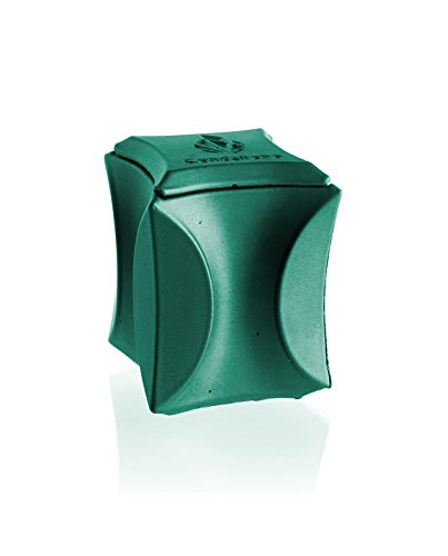 Candellana Candles Candlefort Concrete Candle-Modern II-Turquoise, Scent: for Her