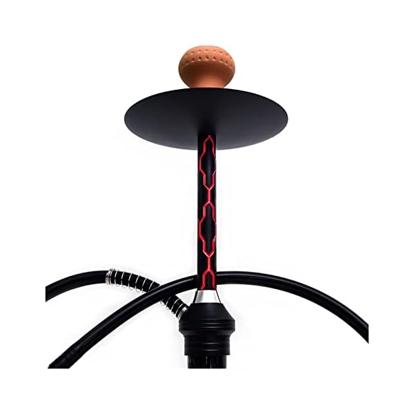 INKMEX Wasserpfeife Shisha Medium Single Pipe Shisha Silikonschlauch Bar KTV Home Bar Party Familie Outdoor Herren- und… – Bild 5