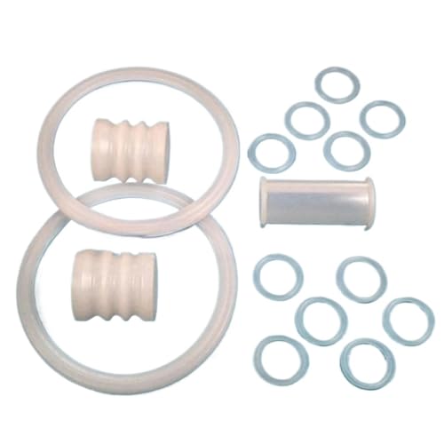 bdfndjnm Dichtungssatz for Eismaschinen – 17 Silikonringe Und Rohrteile – Kompatibel Mit YKF/VEVOR Erfrischungsgetränkemaschinen Von – Auslaufsichere Dichtungen In Lebensmittelqualität