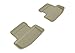 3D MAXpider Second Row Custom Fit Floor Mat for Select Ford Mustang Models - Kagu Rubber (Tan)