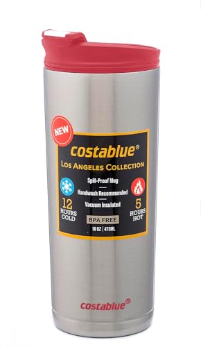 Costablue 16oz Stainless Steel Travel Coffee Mug
