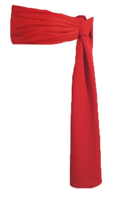 80" x 14" Red Sash Pirate Buccaneer Larp Cosplay Fancy Dress Accessory [Red]