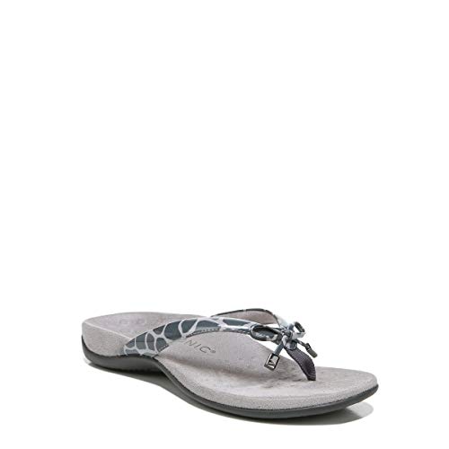 Image of Vionic Women's Rest Bella Toe Post Sandal- Supportive Ladies Orthotic Sandals that include Three Zone Comfort with Arch Support- Flip Flop for Ladies, Medium and Wide Width Size 5-12