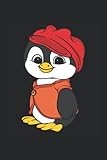 Idea de regalo de Navidad Penguin Santa Claus: Tareas de cuaderno forradas Diario (15. 24 x 22. 86 cm) con 120 páginas