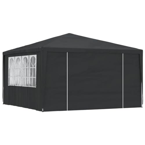 vidaXL Partytent met zijwanden professioneel 90 g/m² 4x4 m groen