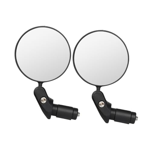 BESTonZON 2 piezas Espejos Retrovisores para Bicicleta de Montaña Ajustables y Plegables Espejo Convexo HD para Manillar Seguro y Resistente Compatible con Bicicletas de Carretera y Fácil