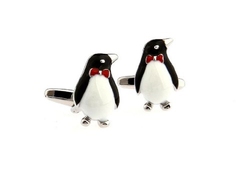 Juego de Mancuernillas Formal Penguin con Caja y Paño miniatura 2