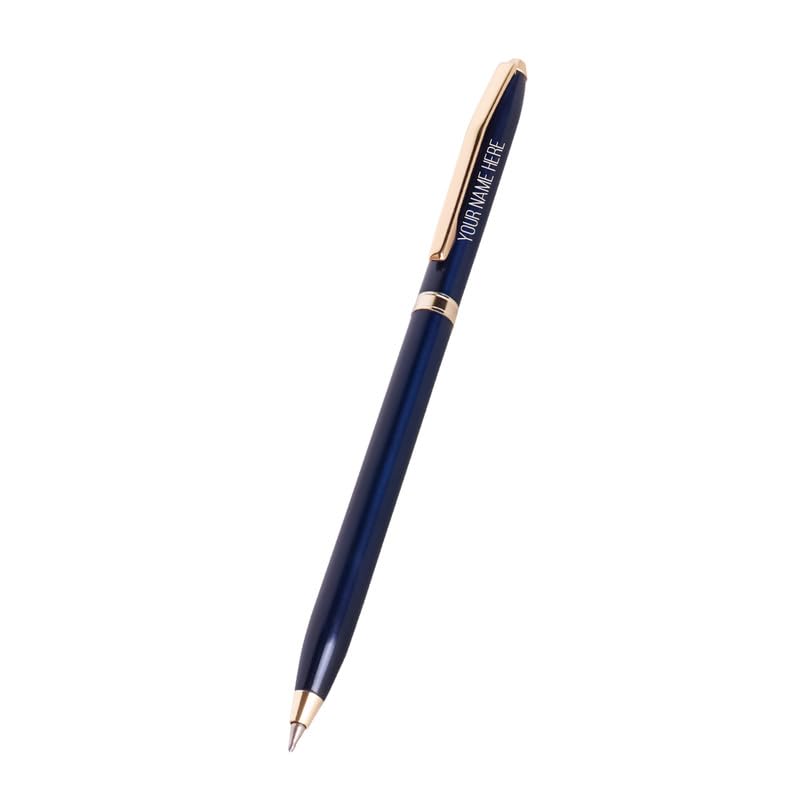 Image of Roshfort Personalized Metal Pen with Blue Ink Signature Pens Customize Print Name Gift Send Details WhatsApp + 91 9631056748