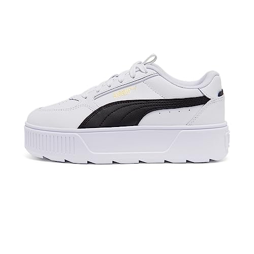 Image of PUMA Womens Karmen Rebelle Platform Sneakers Shoes Casual - White