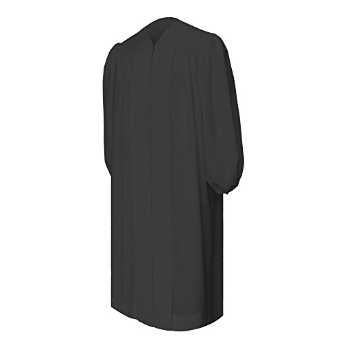 Premium Black Baptismal Robe - 57 (6'0"-6'2")3