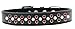 Mirage Pet Products Sprinkles Dog Collar with Pearl and Red Crystals, Size 14, Light Pink