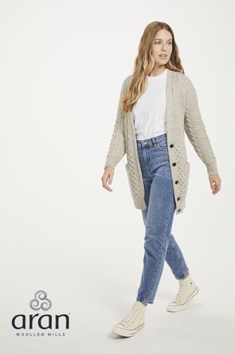 Ireland 100% Supersoft Merino Wool Boyfriend Cardigan Long Sleeve for Women3
