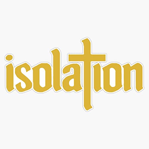 Kali Uchis Isolation - Text Only Sticker Vinyl Bumper Sticker 6 Mil Thick - Size 5