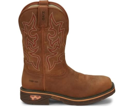 Justin Boots Men's CR4007 Resistor 11" Waterproof Work Boot2