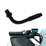 Lyxheth 90 Degree Throttle Cable Adjuster, Throttle Cable Ends, Aluminum Alloy Motorcycle Throttle Regulator, Universal Accelerator Adjuster Accessories Fit for Most Motorcycles Dirt Bikes (Black)