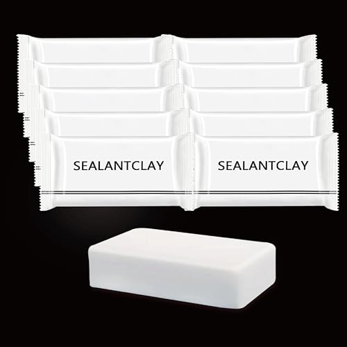ZFYOUNG 10-Pack Premium Waterproof Wall Repair Sealing Clay Duct Seal Ideal for Wall Hole Repair Air Conditioning and Drainage Pipes Quick and Easy Solution