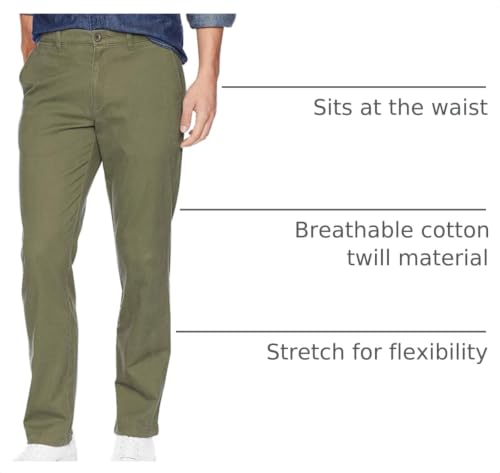 Image of Amazon Essentials Men's Straight-Fit Casual Stretch Chino Pant