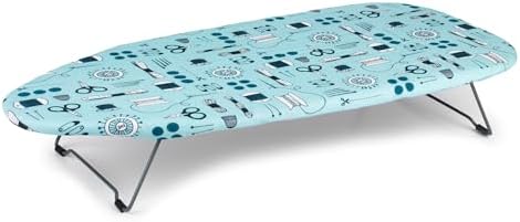 Beldray LA023735SEW Small Tabletop Ironing Board - 73 x31cm, Sewi...