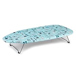 This lovely Beldray tabletop ironing board is perfect for both left-handed and right-handed users, for a simple, fuss-free clean up. The lightweight mini ironing board is great for travel as it folds up neatly and has a thick, felt underlay for a smo...