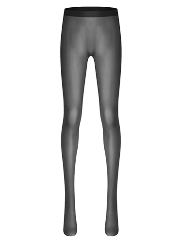 Women's Sheer Seamless Footed Tights Glossy Ultra-Thin Elastic Waist Pantyhose Lingerie4