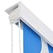 vidaXL Persiana Enrollable Ducha 120x240 Círculos Cortina Baño Bañera Regadera