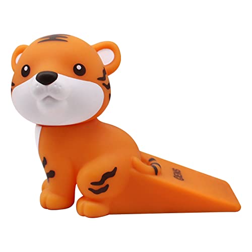 Cute Tiger Door Stopper - Non-Slip Wedge Door Stopper Wear-Resistant Creative Door Stop Sturdy Durable Reusable Suitable For Home Car Office Decoration #TOP13