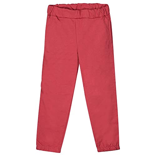 NAME IT Mädchen Nkfsweat Pant Bru Noos Hose, Rose Wine, 134 EU
