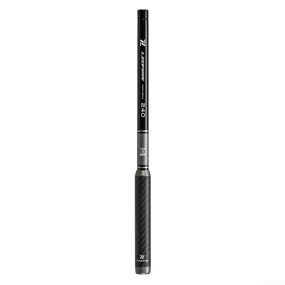 DAZZLEEX Mini canne à pêche télescopique en fibre de carbone portable ultra légè