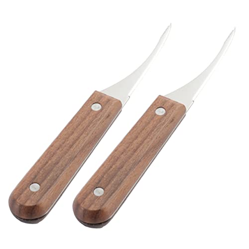 Genérico 2pcs Herramienta De Desvenador De Camarones Limpiador De Camarones Gadget De Afilado Gadget De Cocina para Restaurante En Casa (café + Plata)