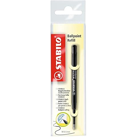 STABILO Ballpoint Pen Refill - Black Cover