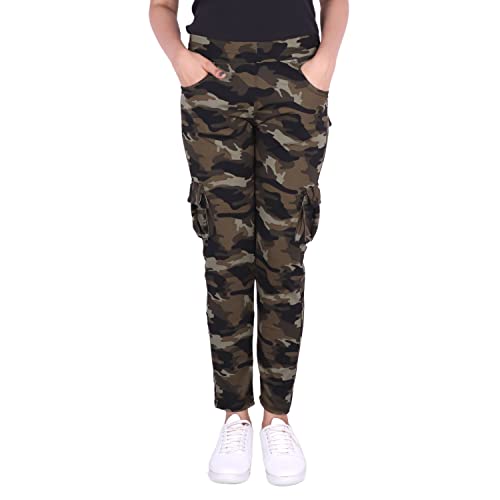 Image of Dry-Fit Military Camouflage Women Six Pocket Trackpant,Joggers,Sports Gym Pant | Multi Colors